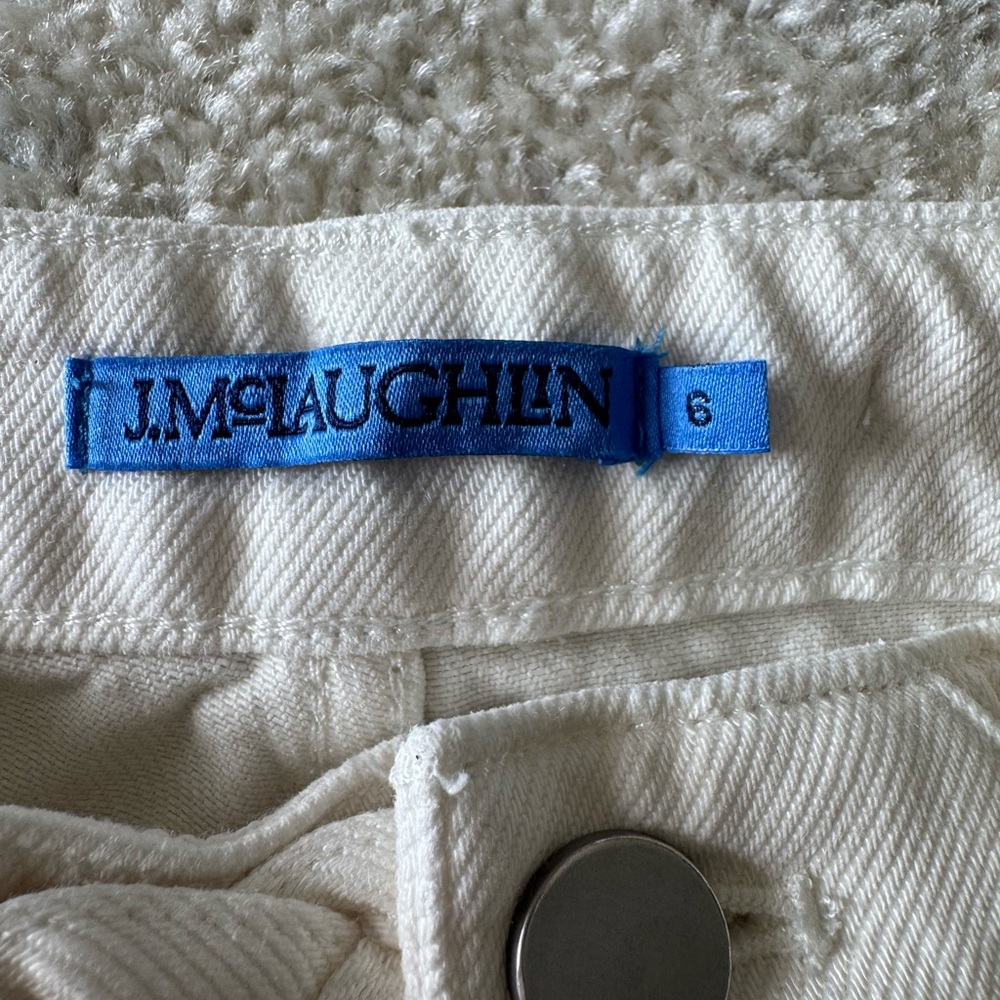 J. McLaughlin Off-White Denim Pants - Picture 3 of 12